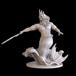 King Merman Statue