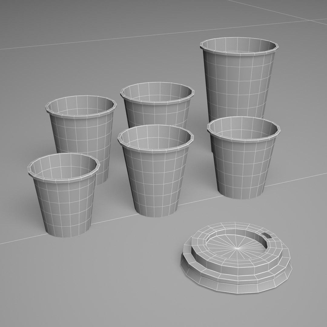 3d Paper Cup 110 Ml