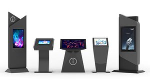 Electronic Kiosk Collection 3D model