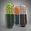 3d model pill capsule