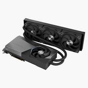 GeForce RTX 5090 32G Suprim Liquid SOC 3D model