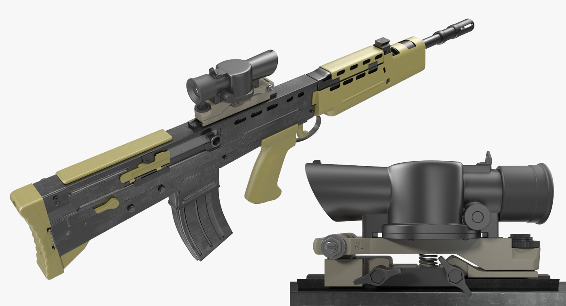assault rifle l85a2 scope 3d model https://p.turbosquid.com/ts-thumb/r1/iUw7ck/UK5Ie78j/assaultriflel85a2scopeattachedc4dmodel012/jpg/1476968011/1920x1080/fit_q87/10e008ed26f26ce829ca22faa64f6094904cd17d/assaultriflel85a2scopeattachedc4dmodel012.jpg