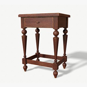 3D Night table Cranberry model