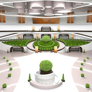 3D model E-Congress Lobby Centre
