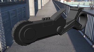 sci-fi bike 3D