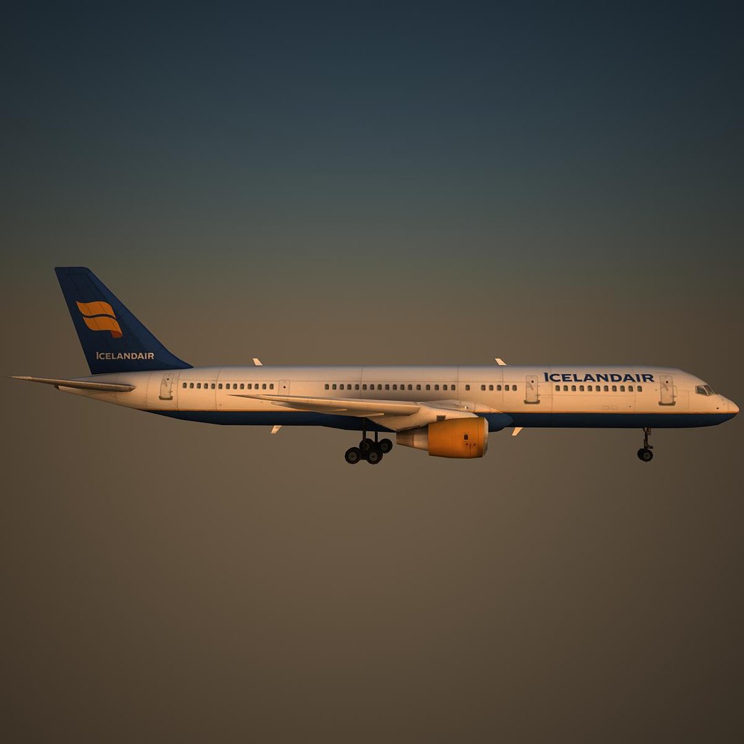 3d Boeing 757-200 Ice Model