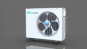 3D Air Conditioning Unit 3D model