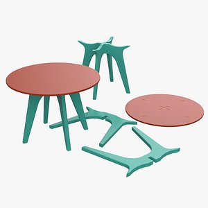 3D Ready-to-Assemble Table
