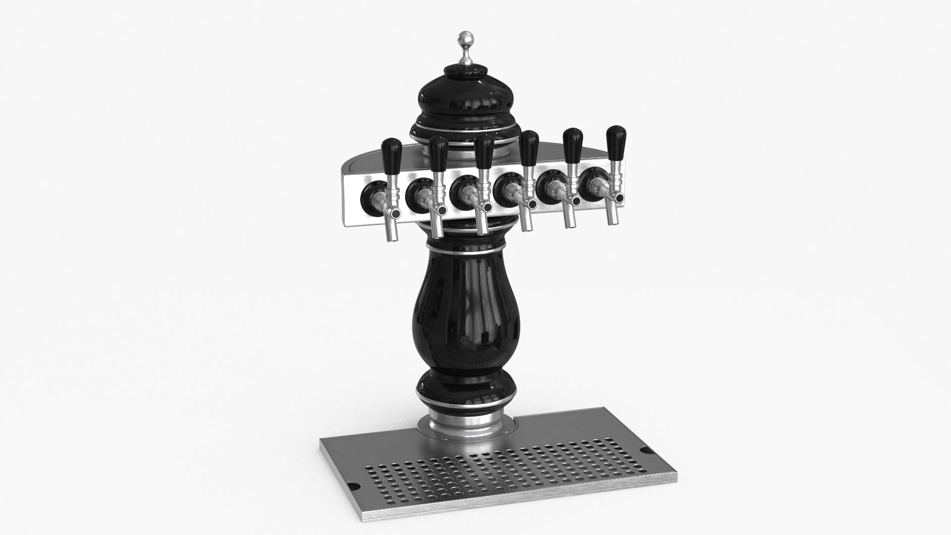 3D Beer Dispenser Tower - TurboSquid 1794655