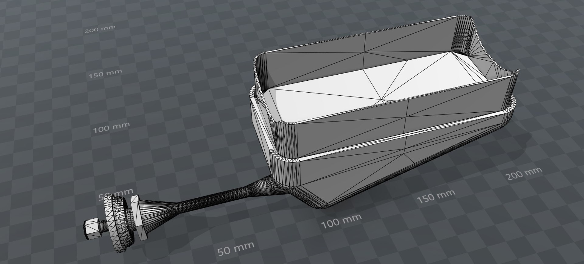 Racetech mirror drag 3D model - TurboSquid 1208958