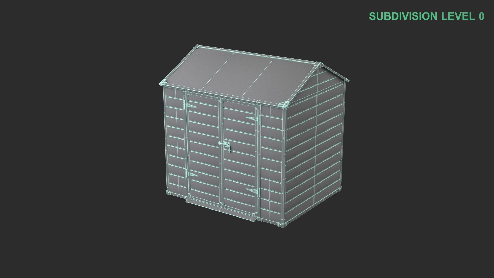 Shed model https://p.turbosquid.com/ts-thumb/r1/wupS4e/9C/wireframe_0007/jpg/1741633591/1920x1080/fit_q87/83675b08fa94a3f5f77a0cadf0caca856e7f3b4b/wireframe_0007.jpg