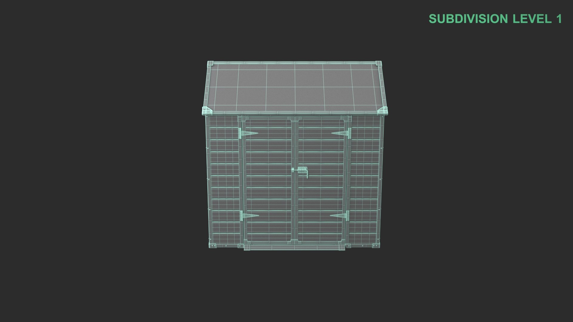 Shed model https://p.turbosquid.com/ts-thumb/r1/wupS4e/lN/wireframe_0005/jpg/1741633590/1920x1080/fit_q87/bc314d5785d2120d3f61d0689e47f97954fa1653/wireframe_0005.jpg