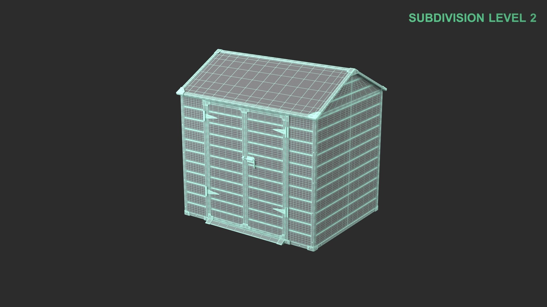 Shed model https://p.turbosquid.com/ts-thumb/r1/wupS4e/mE/wireframe_0001/jpg/1741633589/1920x1080/fit_q87/680e94aba9b77d3fb47b2b12b2dc9e55d58e7905/wireframe_0001.jpg