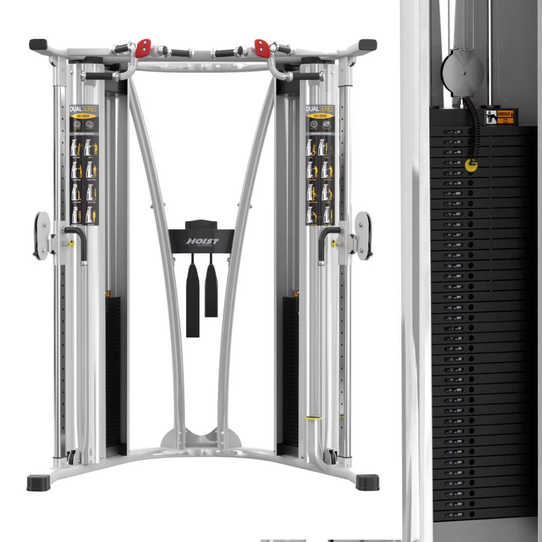 Hoist Fitness HD-3000 Dual Pulley Functional Trainer - Fitness