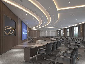 3D Conference room Large Conference Hall Large lecture Hall Multimedia conference room Multimedia lectu