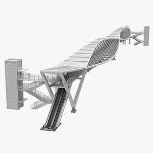 Pedestrian Bridge in Beer Sheva Israel