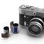 Vintage Film Camera 3D Models Set