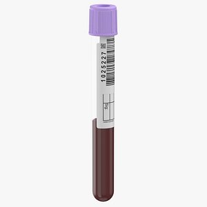 Blood Sample Half Full Standing