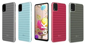 3D LG K42 All Colors Low Poly
