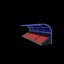 Modello 3D della tribuna dello stadio 3
