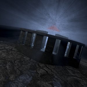 concepts tech ancient temple 3D model