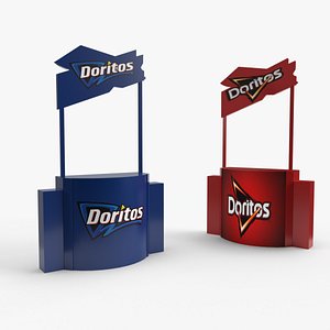 Doritos-chips stall 3D