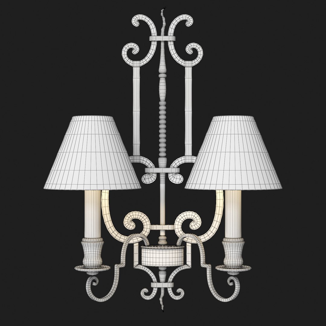 vaughan - icomb wall light 3d model