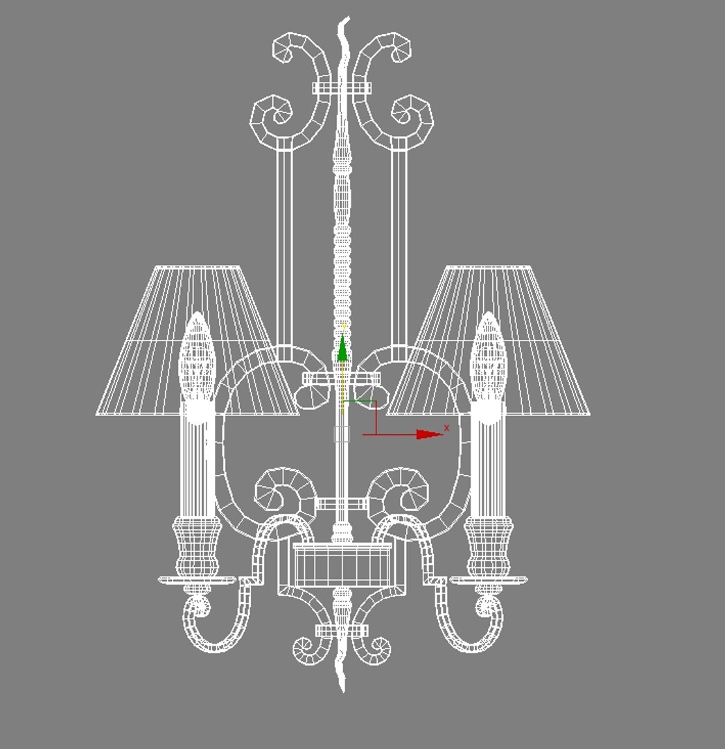 vaughan - icomb wall light 3d model