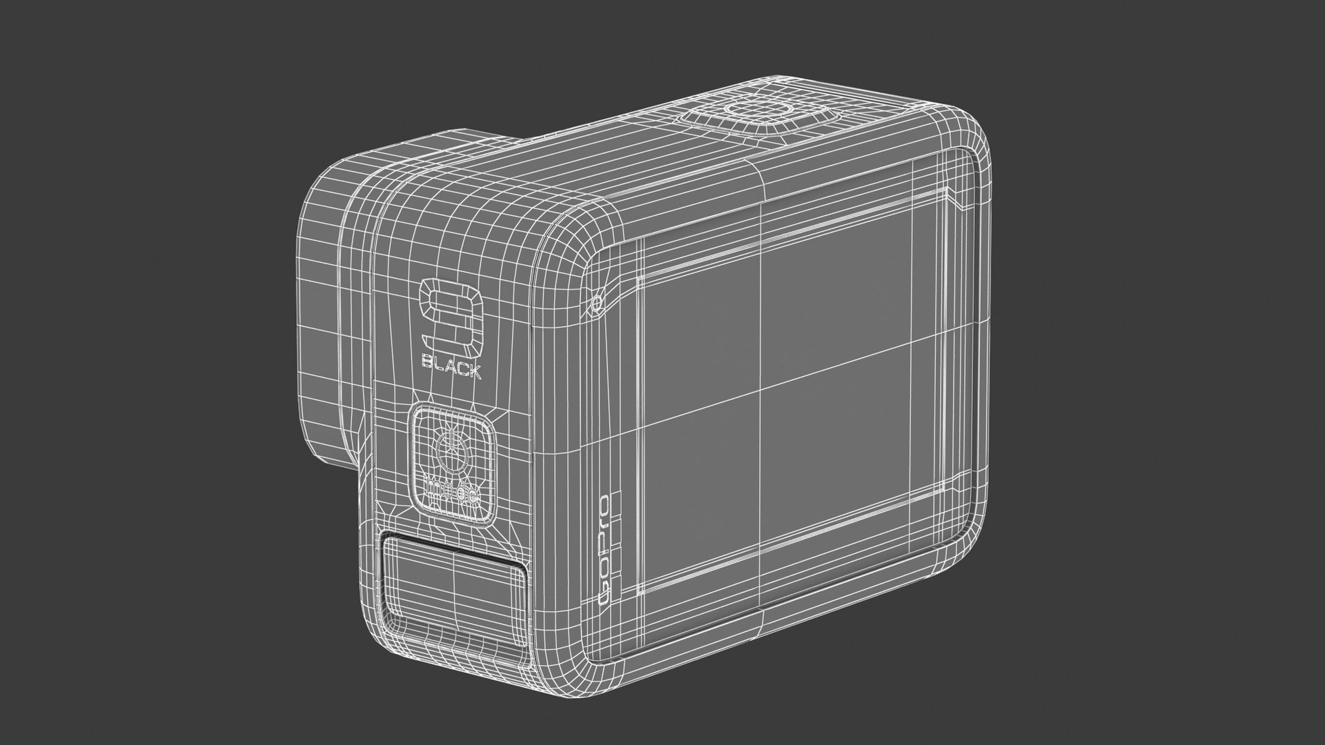 Gopro Hero Black 3D Model - TurboSquid 1670053