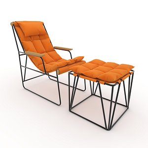 3D Lounge Chair 01