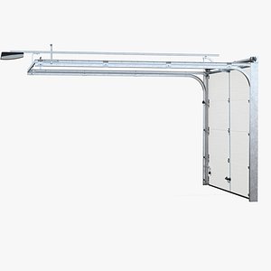 Automatic Garage Door System Rigged for Maya