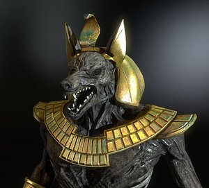 anubis 3d model