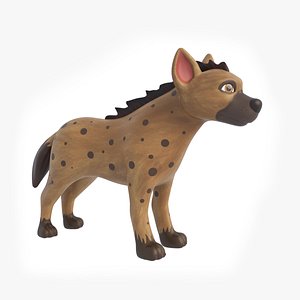 3D model Cartoon Hyena