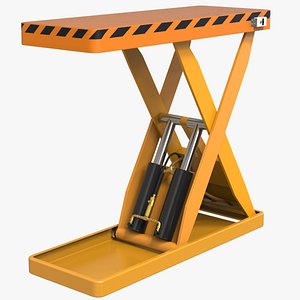 lift hydraulic table 3D model