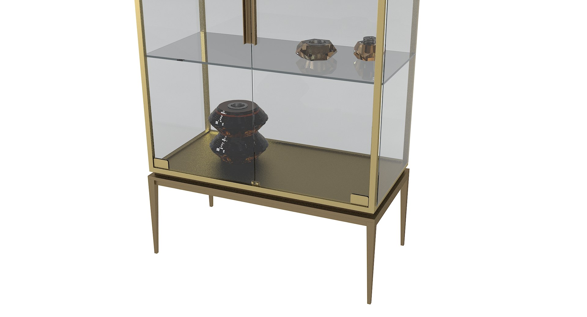 Glass Showcase Model - TurboSquid 1415613