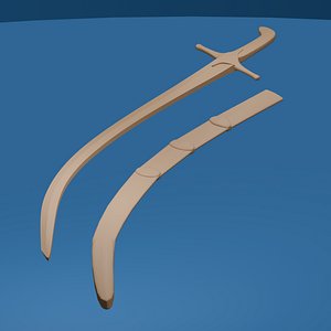 The shamshir 3D model