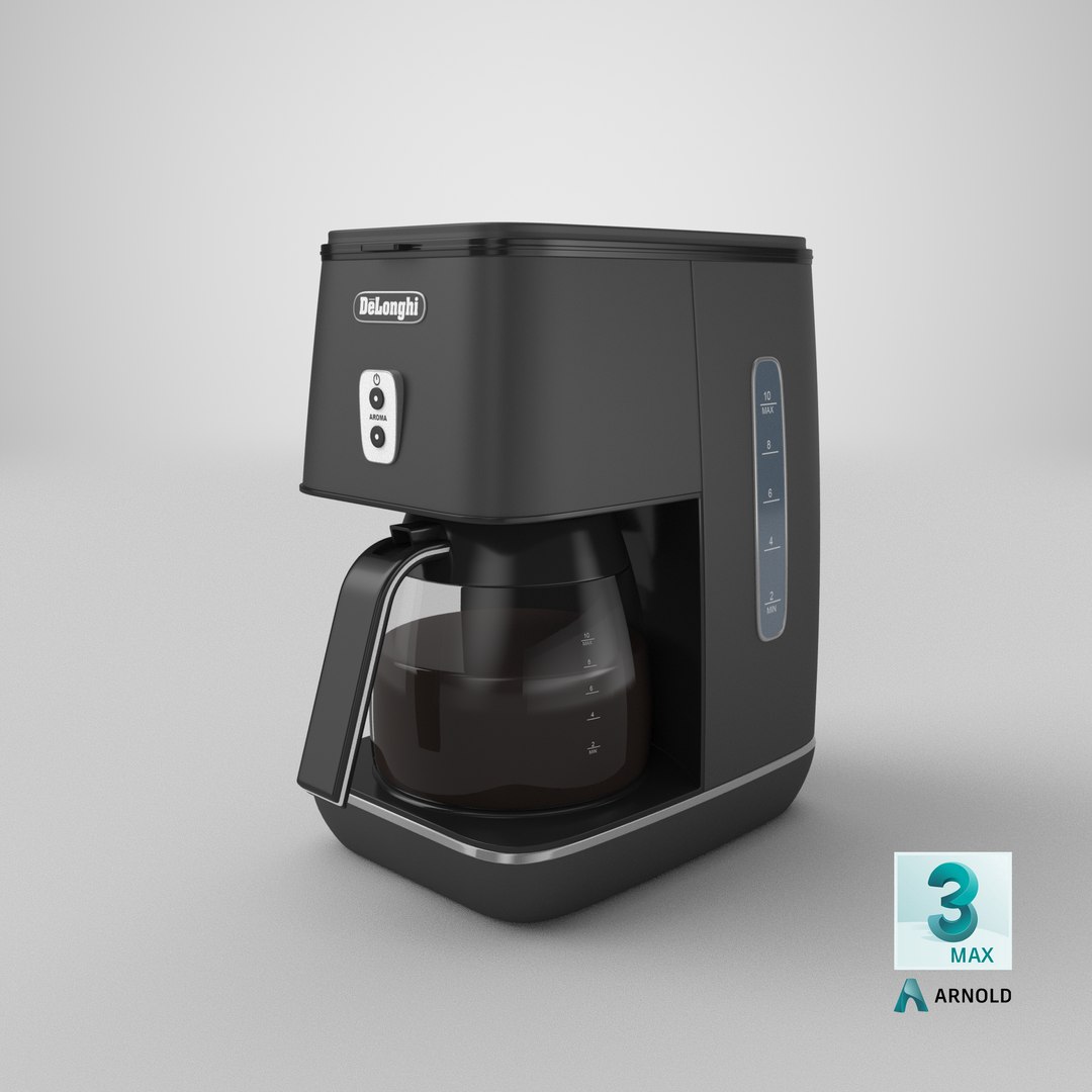 Delonghi Coffee Filter Machine 3D TurboSquid 1839721