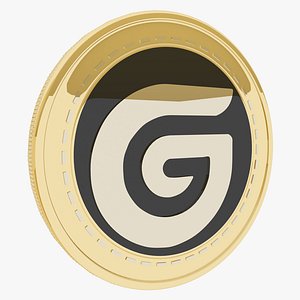 3D Global Social Chain Cryptocurrency Gold Coin