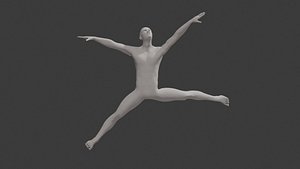 Male Body Base Mesh Rigged 3D