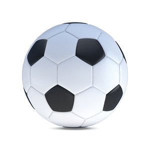 3D model soccer ball