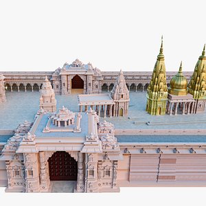 Kashi Vishwanath Temple Complex 3D model