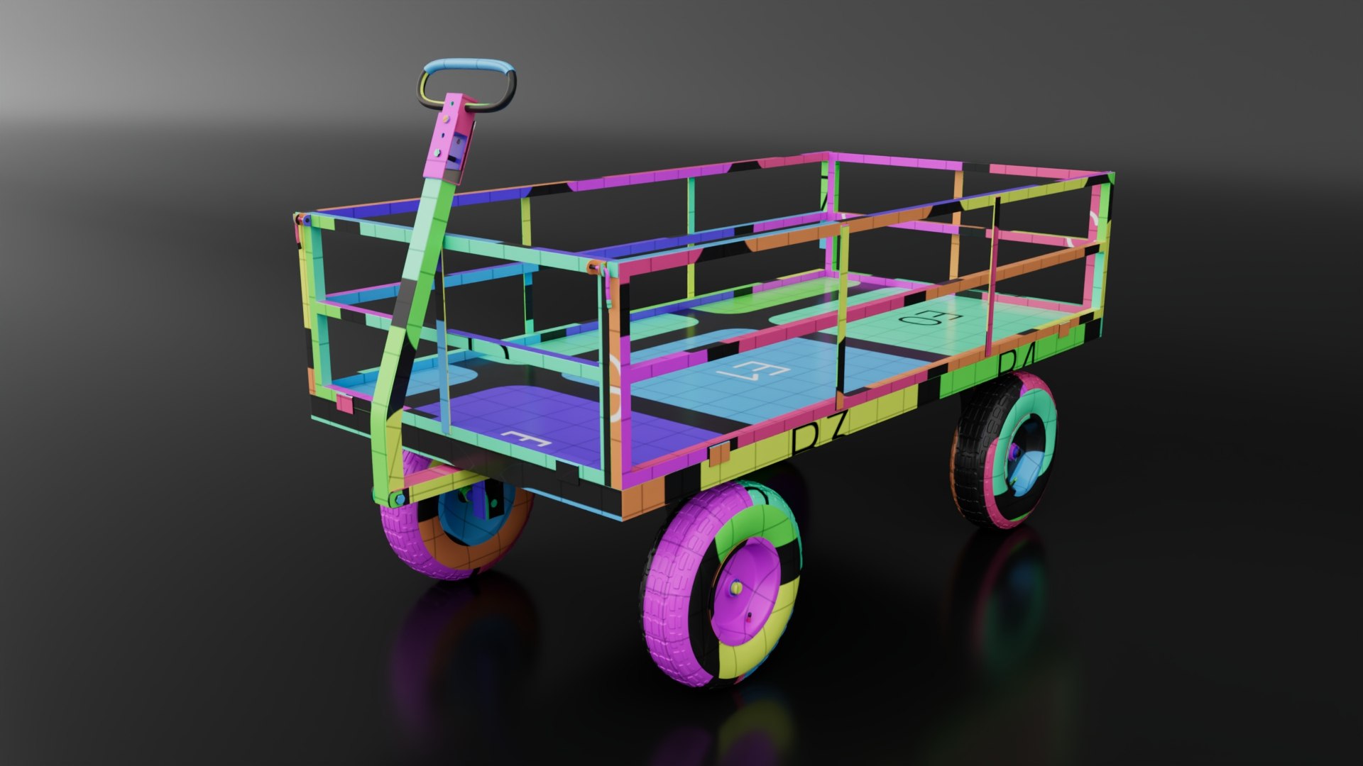 3D Warehouse Trolley Model - TurboSquid 2340803