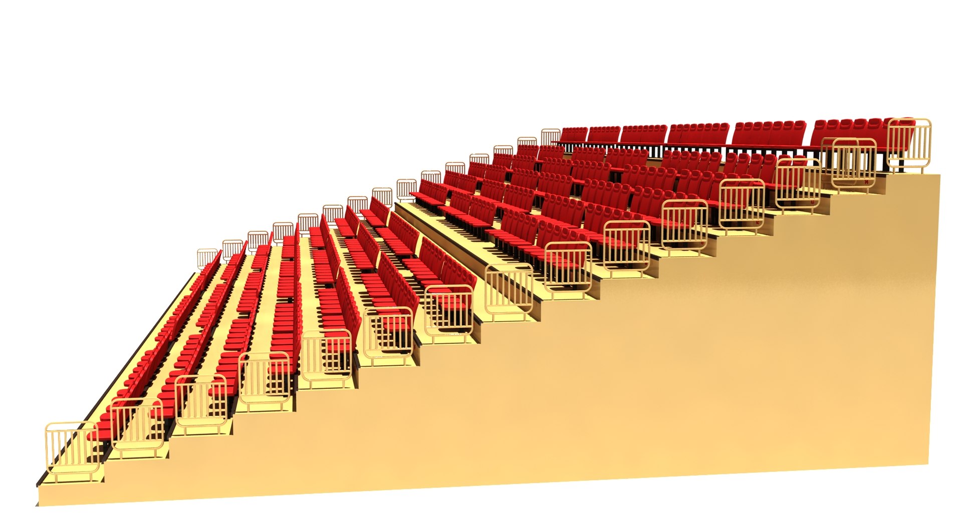Tribune Stadium 3D Model - TurboSquid 1315038