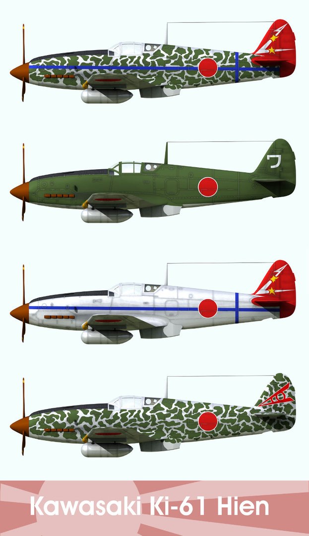 Kawasaki Ki-61 Hien 3d 3ds