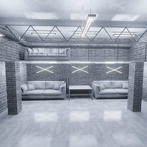 Warehouse loft 3D