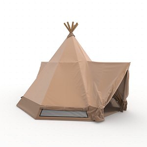 3D Glamping Tent 05