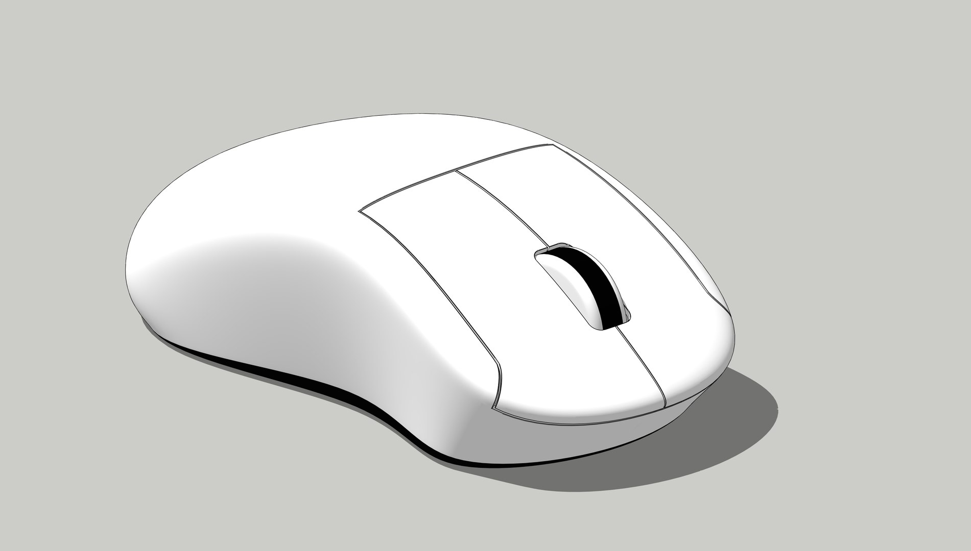 Modern White Computer Mouse 3D Model - TurboSquid 2638205