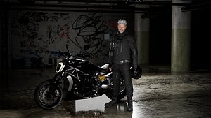 3D Biker style Man