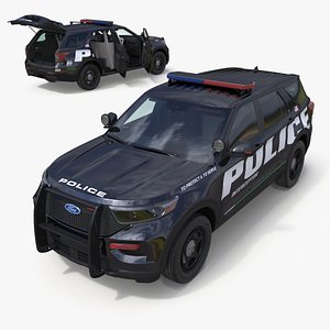 Ford Police Interceptor Utility Hybrid AWD Rigged
