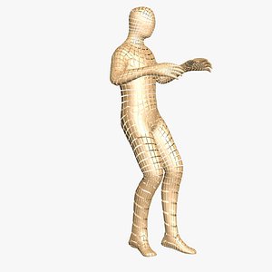 Polygon Soul Golden Animated Entity 3D model
